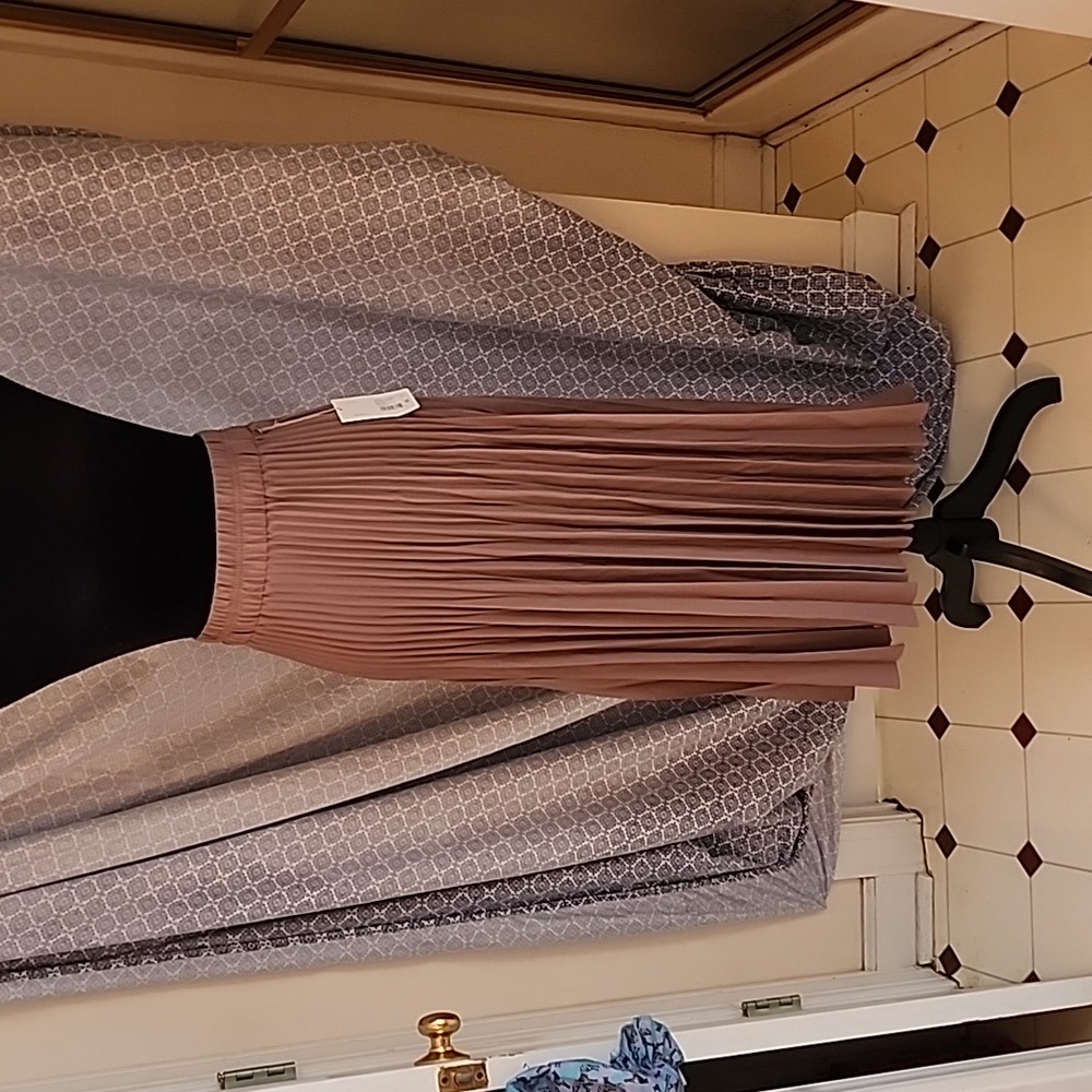 Rose Pleated Skirt